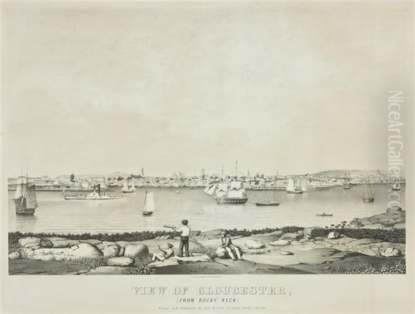 View Of Gloucester From Rocky Neck - view 1