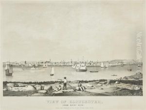 View Of Gloucester From Rocky Neck by Fitz Hugh Lane