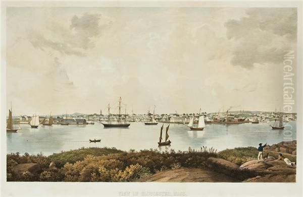 View Of Gloucester Harbor - view 1