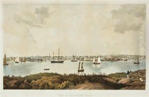 View Of Gloucester Harbor by Fitz Hugh Lane
