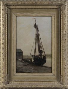 Boat In Harbor by Susan Minot Lane