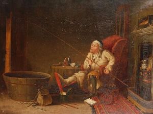 Enthusiast (the Gouty Angler) by Theodore Lane