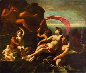 Galatea Sul Mare, Accompagnata Da Tritoni E Nereidi, E Polifemo Che Suona