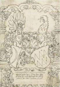 The Von Fulach And Von Ulm Arms With Kneeling Donors The Von Fulach And Von Ulm Arms With Kneeling Donors