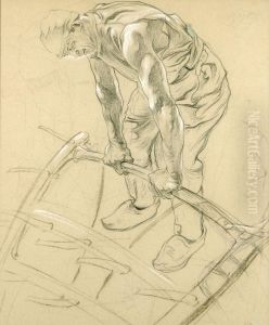 Le Laboureur by Maurice Langaskens