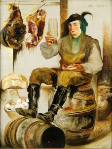 Le Buveur by Maurice Langaskens