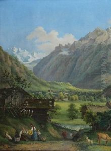 Motyw Ze Szwajcarii by Antoni Lange