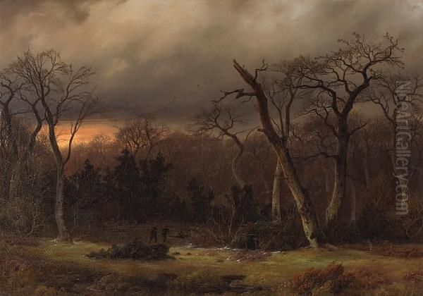 Hunters At Dusk - view 1