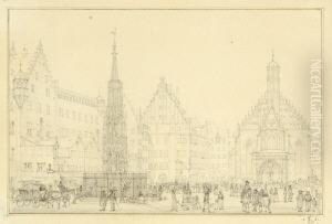 Nurnberg - Blick Auf Den Hauptmarkt.