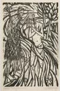 The Baptism Of Christ by Otto Lange