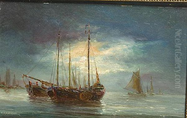 Bateau Au Crepuscule - view 1