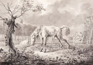 Urinating Horse by Dirck Langendijk