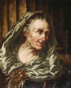Testa Di Vecchia by Giambattista Langetti