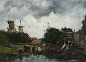 Dutch Canal Scene