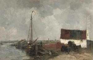 Het Veerhuis: On The Outskirts Of Rhenen by Frans Langeveld