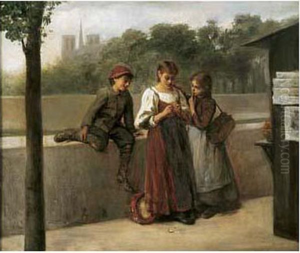 Enfants Sur Les Quais De Paris - view 1