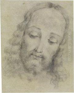 Kopfstudie Zu Christus by Bernardino Lanino