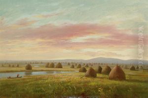 Haystacks, New England by Charles Lanman