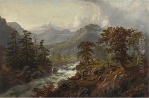Indian Encampment by Charles Lanman