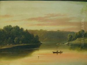 River Landscape by Charles Lanman