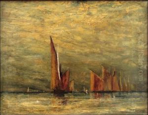 Boats On The Water by Walter Franklin Lansil