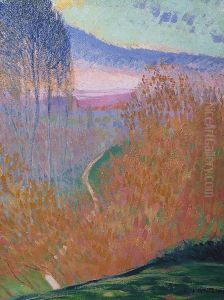 Paysage Aux Peupliers