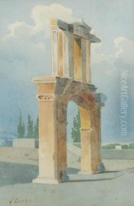 Hadrian's Gate, Athens by Stefano Lanza