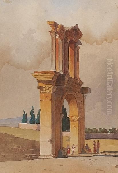Hadrian""s Gate, Athens - view 1