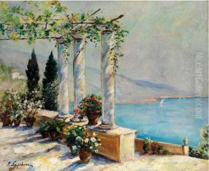 Sudliche Kustenlandschaft by Georgi Alexandrovich Lapchine
