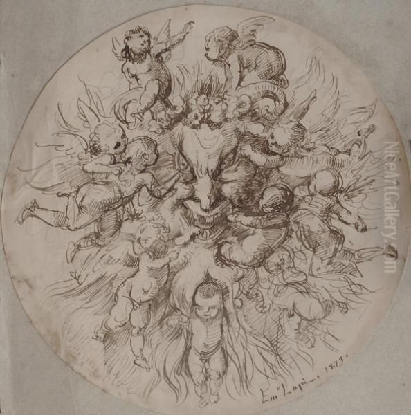 Putti E Mascherone - view 1