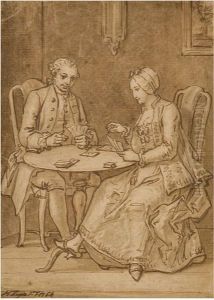 Card Players. by Hieronymus Lapis