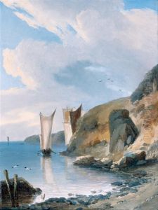 Voiles, Cote Mediterraneenne by Louis Auguste Lapito
