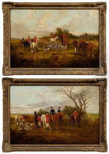 Fox Hunting Scenes: "eager To Start" - view 1