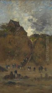 Le Retour De Peche by Charles Lapostolet