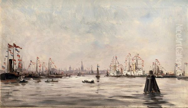 Festivities In The Amsterdam Harbour - view 1