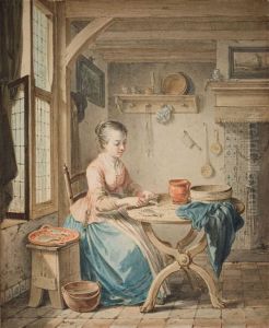 Junge Frau by Willem Joseph Laquy