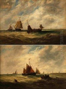 Boats Off Scarborough by Edwina Lara