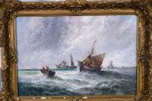 Fishing Boat In Rough Seas