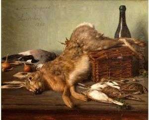 Nature Morte Au Lievre by Jules Larcher