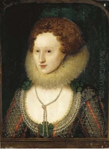 Portrait Of A Lady, Bust-length, Traditionally Identified As Anneof Denmark