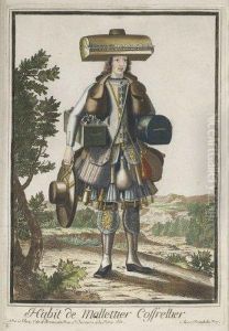 Habit De Mallettier Coffrettier. by Nicolasle Jeune Iii Larmessin
