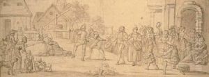 A Village Wedding by Marcellus, Laroon Jr.