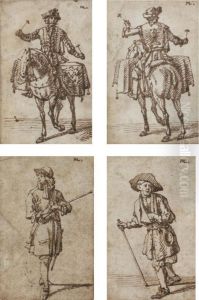 Figure Drawings by Marcellus the Elder Laroon