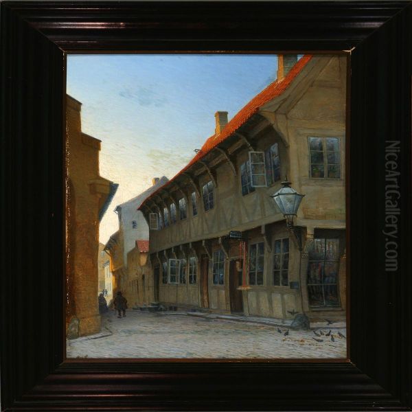 Street Scene With Oldhouses - view 1