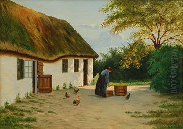 Gehoft Mit Bauerin - view 1