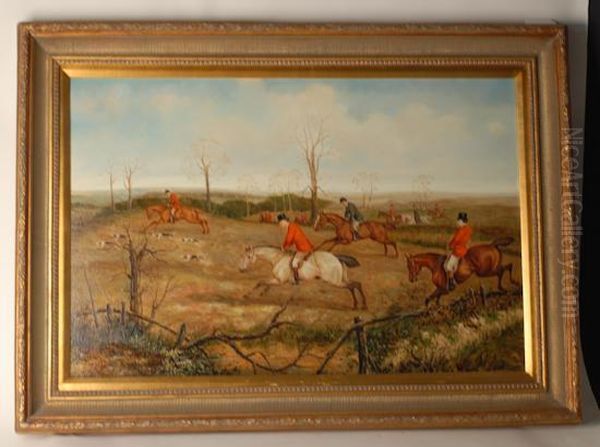 Fox Hunting Scene - view 1