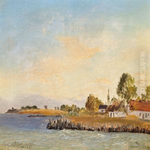 View Of Rungsted Harbour by Emanuel Larsen