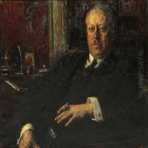 Portrait Of A Gentleman by Hugo Valdemar Larsen