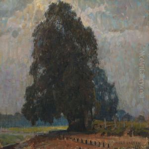 Landscape With An Old Oak Tree by Hugo Valdemar Larsen