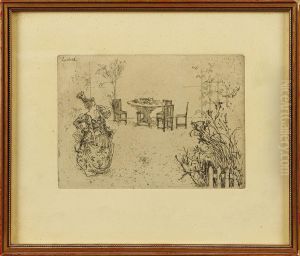 Lisbeth Spelarteater by Carl Larsson